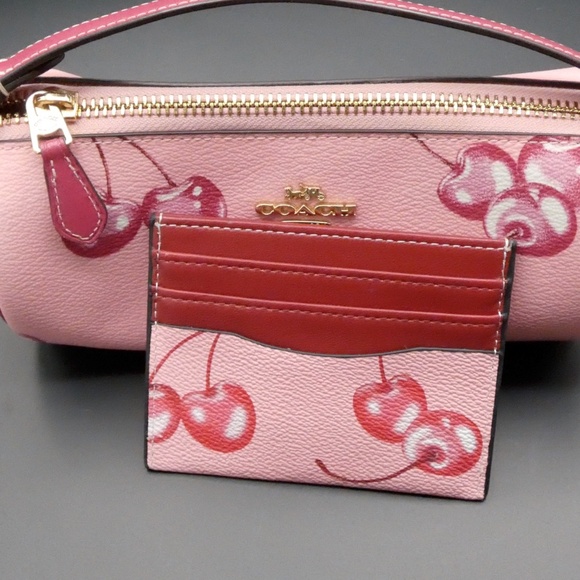 Coach Pink Cherry Small Barrel Bag - Picture 4 of 4